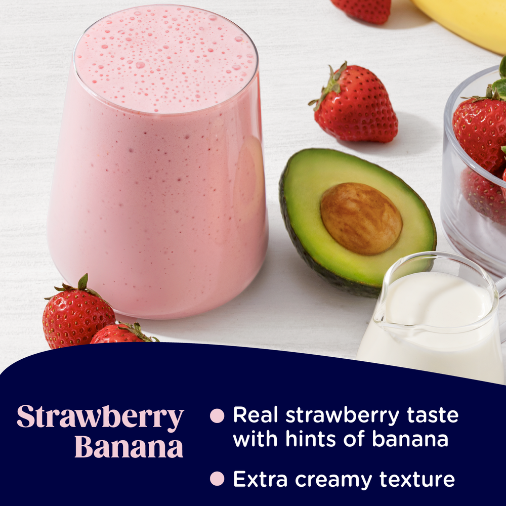 
Strawberry Banana Collagen Peptides Shake powder
