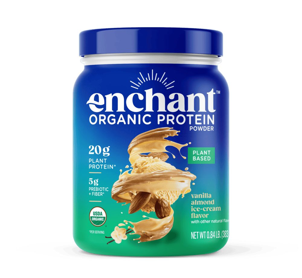 Enchant Brands Vanilla Almond Ice-Cream Organic Protein Product