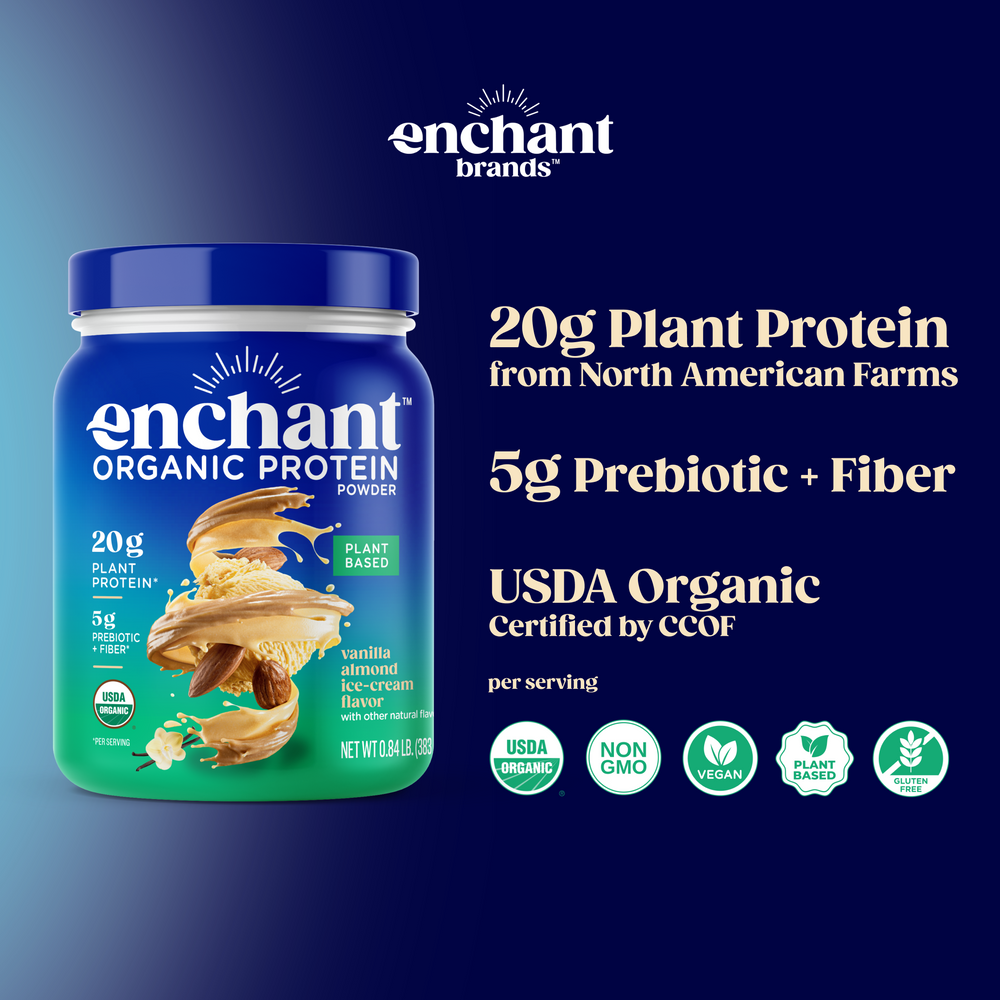 
Vanilla Almond Organic Protein powder

