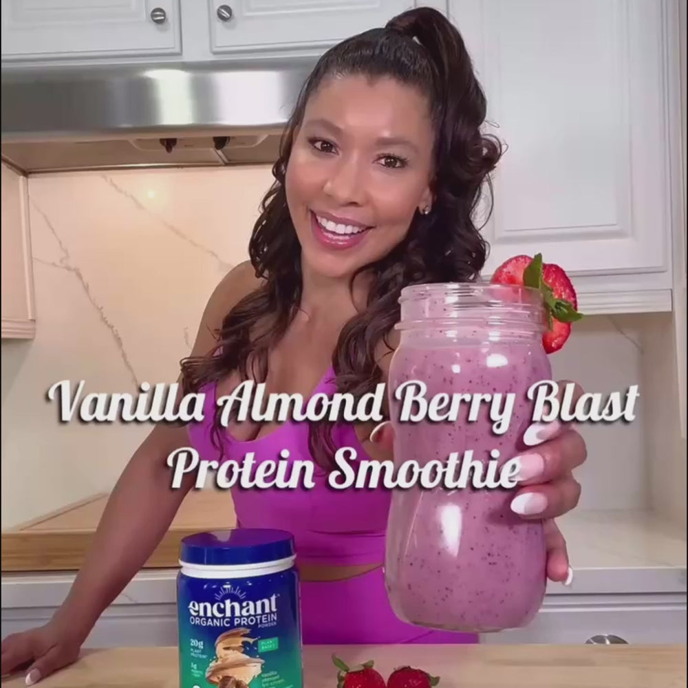 

                        Load and play video in Gallery viewer, Vanilla Almond Organic Protein powder
